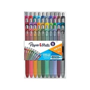 sold BNIB Paper Mate InkJoy Retractable Gel Pen~Medium Point~Assorted Ink~30/cnt